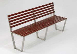 Banc bois et inox  BA 6